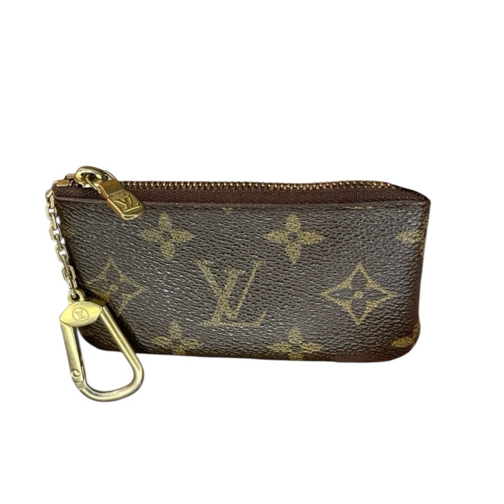Louis Vuitton vintage Monogram Pochette Cles Key Holder chain
